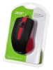 Мышь Acer OMW012 черный/красный оптическая (1200dpi) USB (3but)