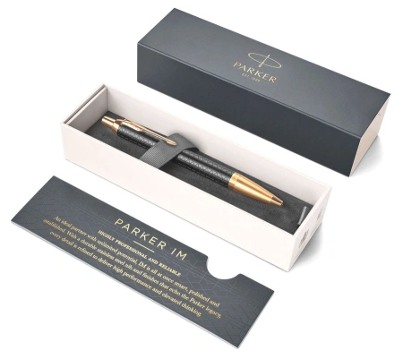 Ручка шариков. Parker IM Premium K323 (CW1931667) Black GT M син. черн. подар.кор.