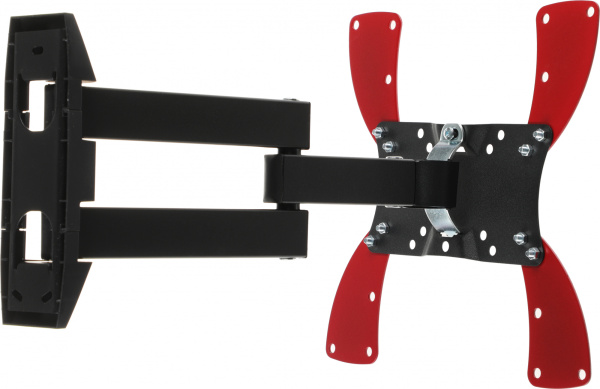 Кронштейн для телевизора Holder LCDS-5066 черный 22"-42" макс.30кг настенный поворот и наклон