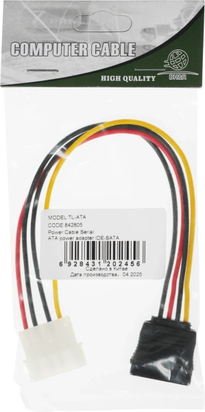 Кабель Ningbo TL-ATA Molex 8980 SATA