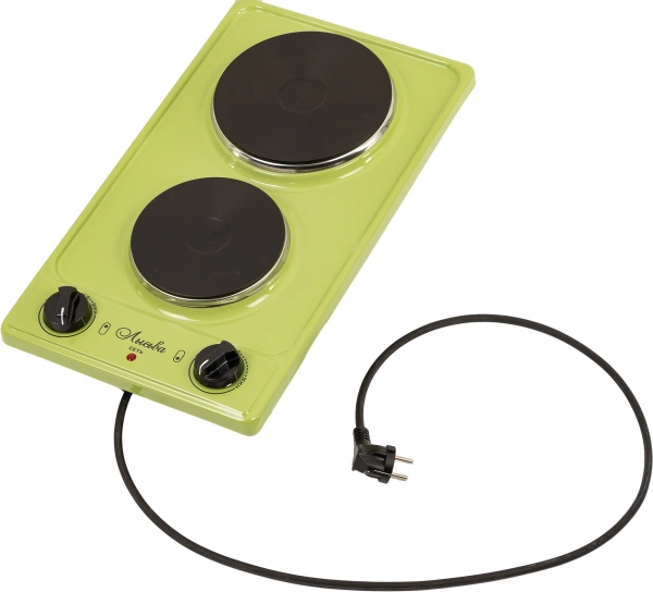 Плита Электрическая Лысьва ЭПБ 22 зеленый эмаль (настольная)