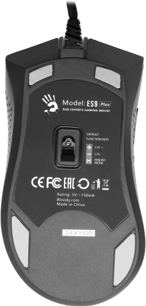 Мышь A4Tech Bloody ES9 Plus черный оптическая (10000dpi) USB (7but)