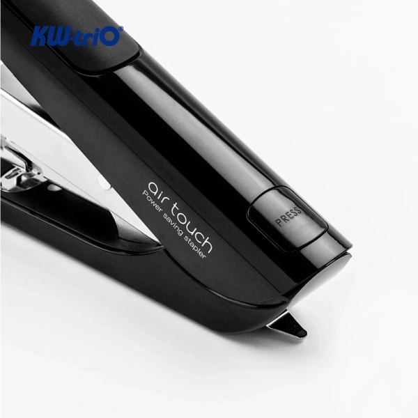 Степлер Kw-Trio 0556A-BLK Half strip Air touch 24/6 24/8 26/6 26/8 (40листов) черный 100скоб пластик коробка