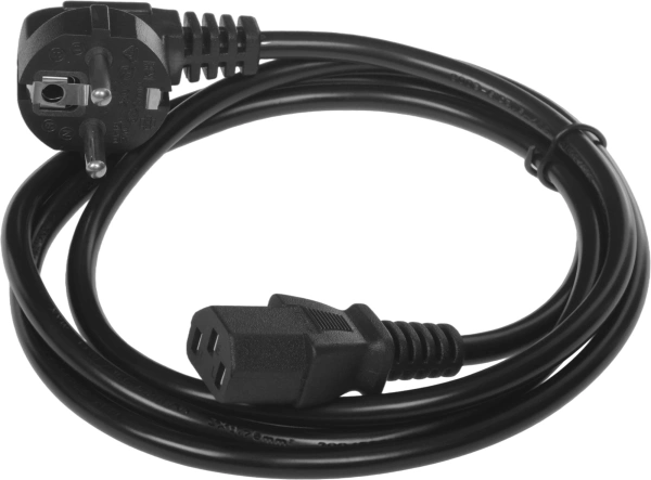 Кабель KingPrice KP-PC-Euro-C13-1.5m Евровилка IEC C13 1.5м черный