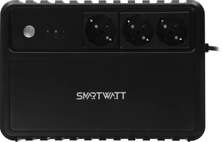 Источник бесперебойного питания Smartwatt Safe 1000 600Вт 1000ВА черный