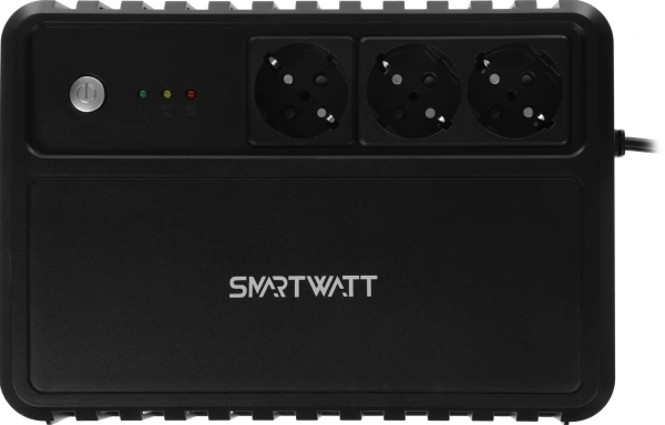 Источник бесперебойного питания Smartwatt Safe 1000 600Вт 1000ВА черный