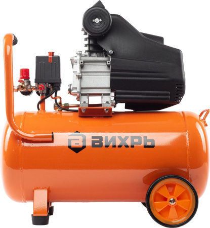 Компрессор поршневой Вихрь КМП-300/50 масляный 300л/мин 50л 2000Вт оранжевый/черный
