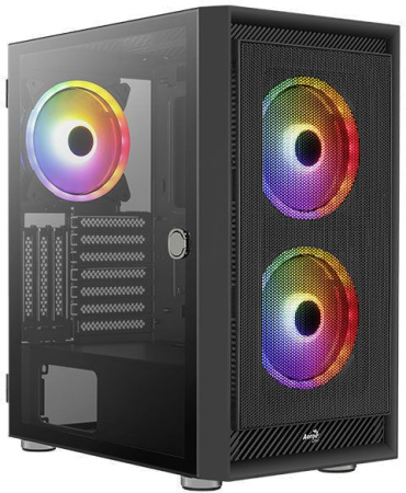 Корпус Aerocool Graphite-G-BK-v2 черный без БП ATX 6x120mm 1x140mm 2xUSB3.0 audio bott PSU