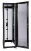 Шкаф серверный ЦМО (ШТК-СП-48.6.12-44АА-9005) напольный 48U 600x1190мм пер.дв.перфор. задн.дв.перфор. 2 бок.пан. направл.под закл.гайки 1350кг черный 890мм 150кг 180град. 2215мм IP20 сталь