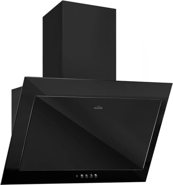 Вытяжка каминная Elikor Коралл 60П-430-К3Д черный управление: кнопочное (1 мотор)