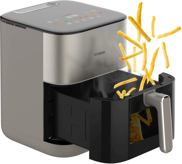 Аэрогриль Hyundai HYF-4009 1800Вт шампань/черный