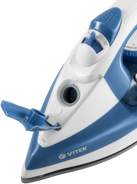 Утюг Vitek VT-8330 2400Вт белый/голубой