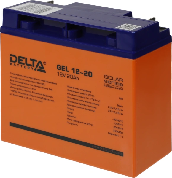 Батарея для ИБП Delta GEL 12-20 12В 20Ач