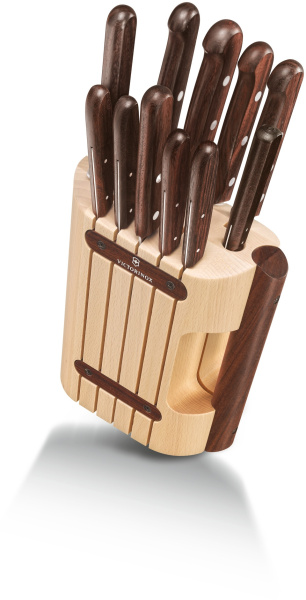 Набор ножей кухон. Victorinox Wood (5.1150.11) компл.:11шт с подставкой дерево подар.коробка