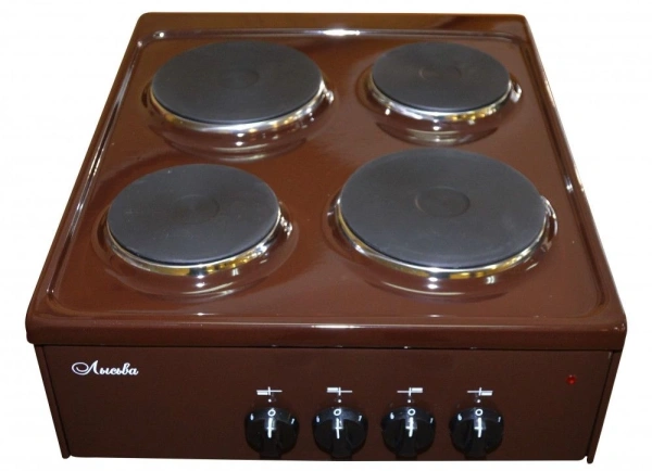 Плита Электрическая Лысьва ПЭН 40М коричневый стеллаж в компл. эмаль (настольная)