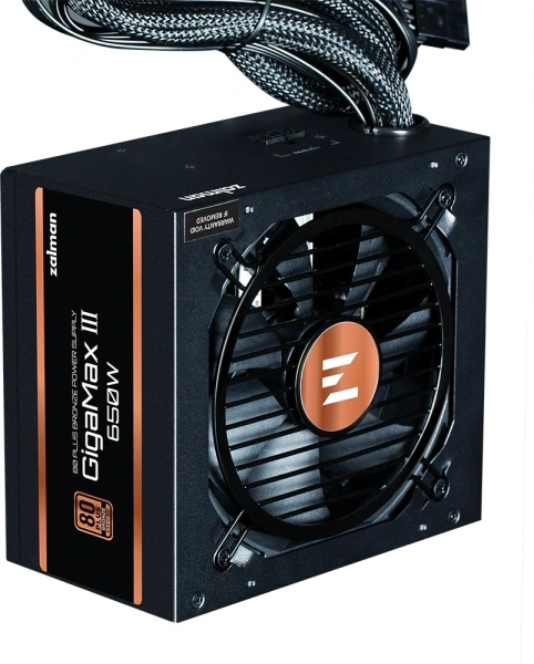 Блок питания Zalman ATX 650W ZM650-GV3 Gen.5 80+ bronze (20+4pin) APFC 120mm fan 6xSATA RTL