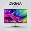 Монитор Digma 23.8" Progress 24P305F черный IPS LED 16:9 HDMI M/M матовая 250cd 178гр/178гр 1920x1080 100Hz VGA FHD 2.45кг