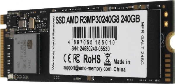 Накопитель SSD AMD PCIe 3.0 x4 240GB R3MP30240G8 Radeon M.2 2280