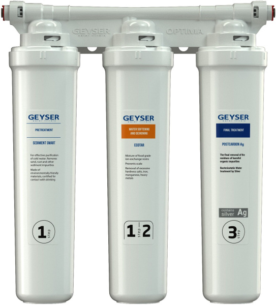 Водоочиститель Гейзер Оптима Старт белый 11068л.