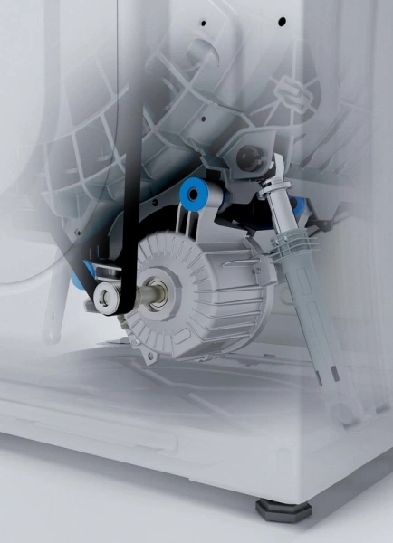 Стиральная машина Gorenje W2NHPI62SCS класс: A загр.фронтальная макс.:6кг белый инвертер