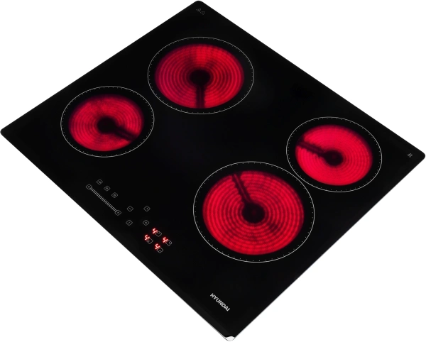 Варочная поверхность Hyundai HHE 6451 BG черный