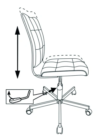 Кресло Бюрократ CH-330M черный Leather Black эко.кожа крестов. металл черный