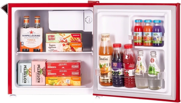 Холодильник Maunfeld MFF50RR 1-нокамерн. красный