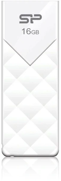Флеш Диск Silicon Power 16Gb Ultima U03 SP016GBUF2U03V1W USB2.0 белый