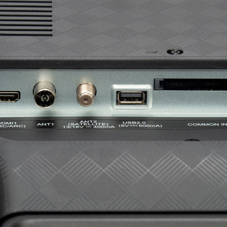 Телевизор QLED Hyundai 65" H-LED65QBU7500 Android TV Frameless черный 4K Ultra HD 60Hz DVB-T DVB-T2 DVB-C DVB-S DVB-S2 USB WiFi Smart TV