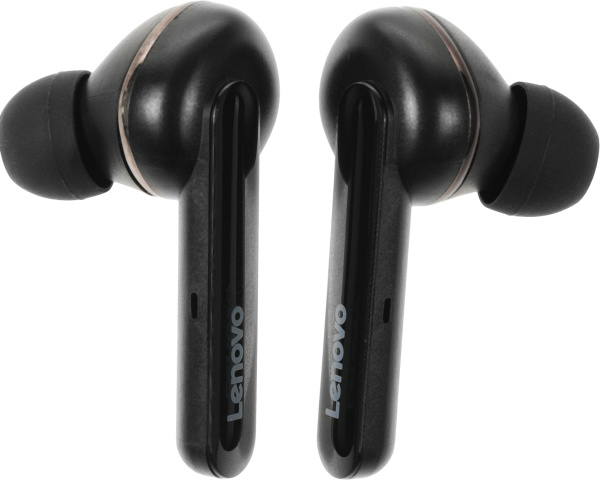 Гарнитура внутриканальные Lenovo HT28 черный беспроводные bluetooth в ушной раковине (УТ000023561)