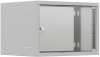 Шкаф коммутационный NTSS Lime (NTSS-WL6U5560GS) настенный 6U 550x600мм пер.дв.стекл несъемн.бок.пан.