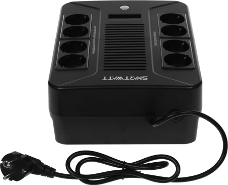 Источник бесперебойного питания Smartwatt SAFE PRO LCD 600 360Вт 600ВА черный