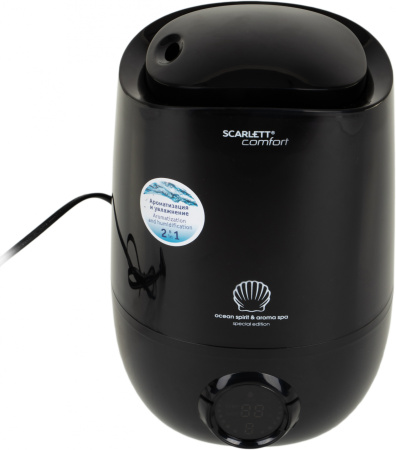 Увлажнитель воздуха Scarlett SC-AH986E10 23Вт (ультразвуковой) черный