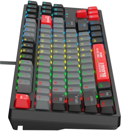 Клавиатура A4Tech Bloody S87 Energy механическая черный/красный USB for gamer LED (S87 USB ENERGY RE