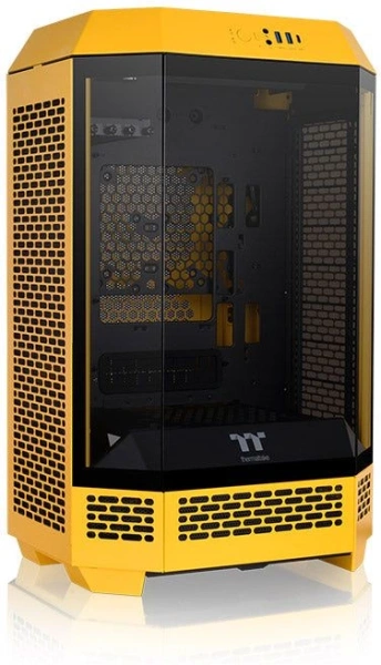 Корпус Thermaltake The Tower 300 Bumblebee желтый без БП miniITX 7x120mm 5x140mm 2xUSB3.0 audio bott