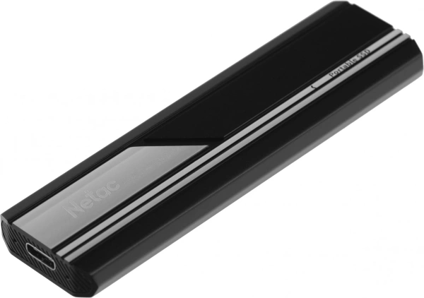 Накопитель SSD Netac USB-C 2TB NT01ZX10-002T-32BK ZX10 1.8" черный