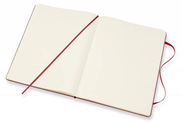 Блокнот Moleskine CLASSIC QP092F2 XLarge 190х250мм 192стр. нелинованный твердая обложка красный