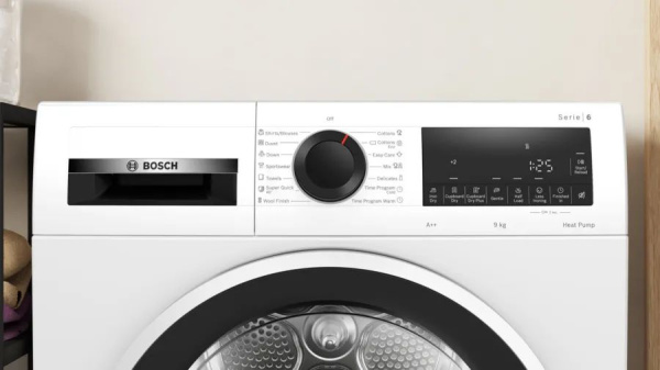 Сушильная машина Bosch Serie 6 WQG24100BY пан.англ. кл.энер.:A++ макс.загр.:9кг белый