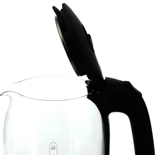 Чайник электрический Supra KES-1872G 1.8л. 1500Вт черный (корпус: стекло)
