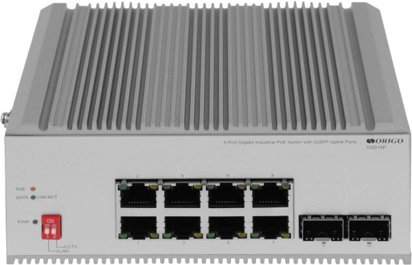 Коммутатор Origo OI2210P/185W OI2210P/185W/A1A 8x1Гбит/с 2SFP 8PoE 185W неуправляемый