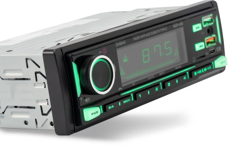 Автомагнитола Digma MCP-450 1DIN 2x45Вт 4