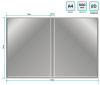 Папка с 20 прозр.вклад. Buro -ECB20GREY A4 пластик 0.5мм серый
