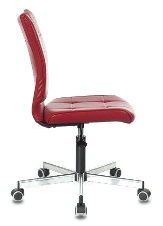 Кресло Бюрократ CH-330M красный Next-13 эко.кожа крестов. металл хром