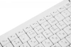 Клавиатура A4Tech Fstyler FBK11 белый/серый USB беспроводная BT/Radio slim (FBK11 WHITE)