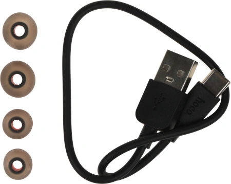 Гарнитура вкладыши Hoco ES65 черный беспроводные bluetooth