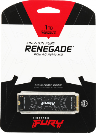 Накопитель SSD Kingston PCI-E 4.0 x4 1Tb SFYRS/1000G Fury Renegade M.2 2280