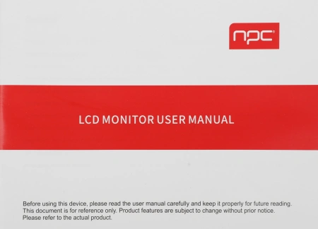 Монитор NPC 23.8" MQ2409-A VA FHD чер 5ms HDMI VGA 75Hz 250cd Ex