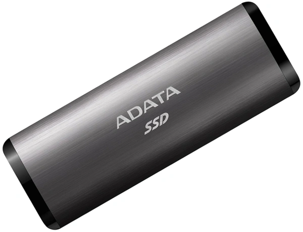 Накопитель SSD A-Data USB-C 2Tb ASE760-2TU32G2-CTI SE760 1.8" серый