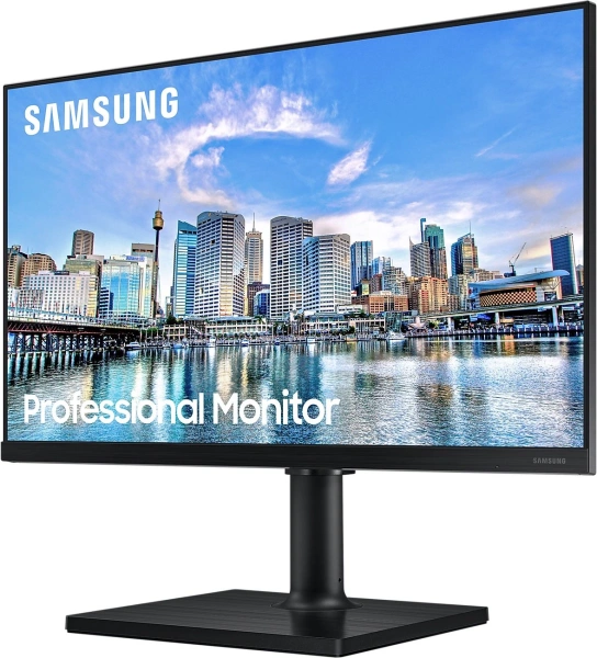 Монитор Samsung 24" F24T450FZI черный IPS LED 16:9 HDMI M/M матовая HAS Piv 1000:1 250cd 178гр/178гр 1920x1080 75Hz DP FHD USB 4кг