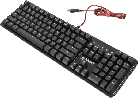 Клавиатура A4Tech Bloody B975 механическая черный USB Multimedia for gamer LED (подставка для запястий)